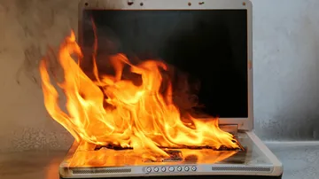 Laptop-fire