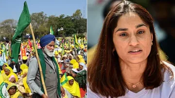 Farmers & Vinesh Phogat 