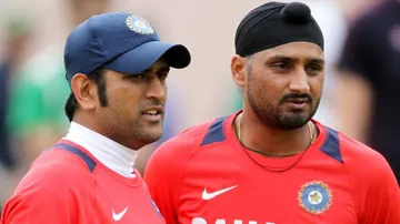 Dhoni And Harbhajan
