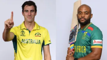 Pat Cummins and Temba Bavuma