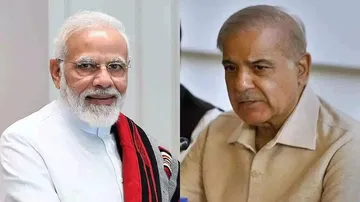 Narendra Modi and Shehbaz Sharif