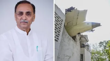 Vijay Rupani and the crashed plane