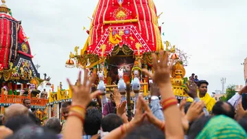 Lord Jagannath on Ratha