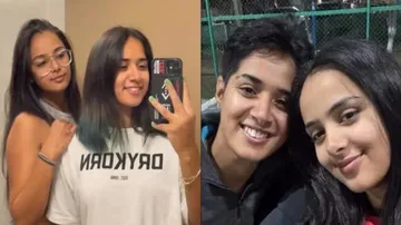 Himanshika with Radhika