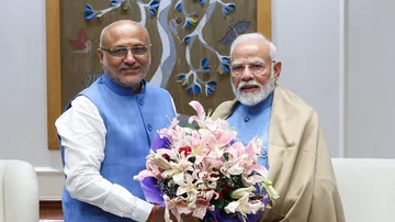 CP Radhakrishnan and Narendra Modi