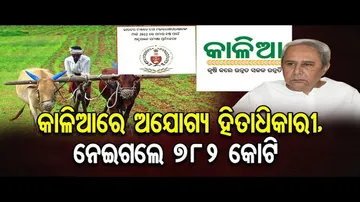 ଅଯୋଗ୍ୟ କାଳିଆ ହିତାଧିକାରୀ ନେଇଗଲେ ୭୮୨ କୋଟି