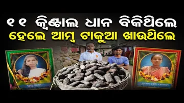 ବାପା ବିକିଥିଲେ ୧୧ କ୍ୱିଣ୍ଟାଲ ଧାନ