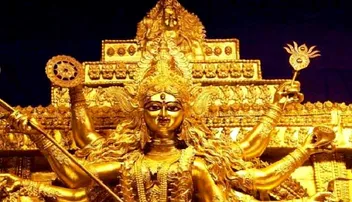 ଏଥର ପୂଜାର ବିଶେଷ ଆକର୍ଷଣ ୫୦ କିଲୋ ସୁନାରେ ତିଆରି ଦୁର୍ଗାମୂର୍ତ୍ତି