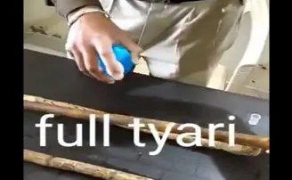 ସାନିଟାଇଜରରେ ସଫା କରାଗଲା ପୁଲିସ୍‌ ଲାଠି