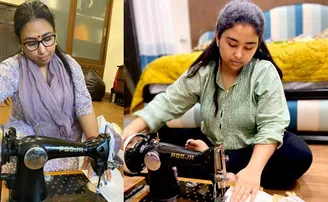 ନିଜ ହାତରେ ମାସ୍କ ତିଆରି କଲେ ଧର୍ମେନ୍ଦ୍ରଙ୍କ ପତ୍ନୀ ଏବଂ ଝିଅ