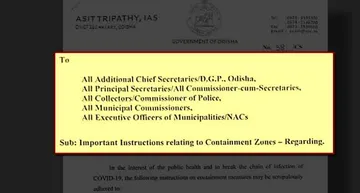 କଣ୍ଟେନମେଣ୍ଟ ଜୋନ୍‌ ଲାଗି ଆସିଲା ନୂଆ ନିର୍ଦ୍ଦେଶନାମା  