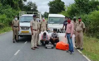 ୩୦ ଲକ୍ଷ ଟଙ୍କାର ଗଞ୍ଜେଇ ଜବତ; ୨ ଗିରଫ