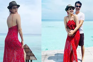 ହନିମୁନ୍‌ ଟ୍ରିପ୍‌ରେ ଟଲିଉଡ୍ ସୁନ୍ଦରୀ କାଜଲ୍