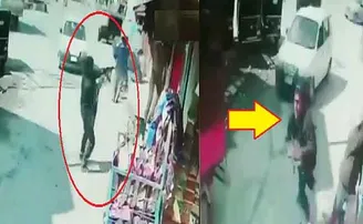 ବିଚ୍ ରାସ୍ତାରେ ପୁଲିସ୍‌ ଉପରକୁ ଆଖିବୁଜା ଗୁଳିମାଡ଼