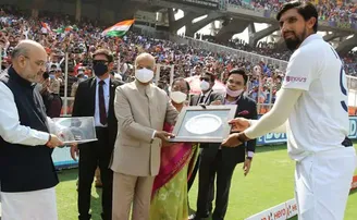 ଈଶାନ୍ତଙ୍କୁ ସମ୍ମାନିତ କଲେ ରାଷ୍ଟ୍ରପତି ଓ ଗୃହ ମନ୍ତ୍ରୀ