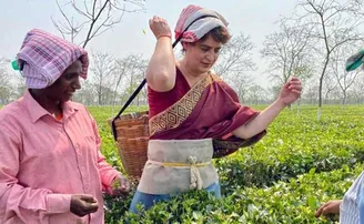 ଆସାମ ଉପରେ ପ୍ରିୟଙ୍କାଙ୍କ ନଜର, ତୋଳିଲେ ଚା’ ପତ୍ର