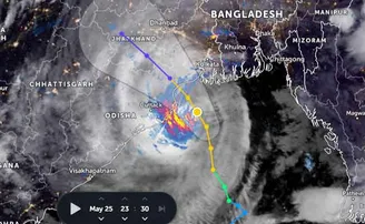 ମାଡ଼ି ଆସୁଛି ଅତି ଭୀଷଣ ବାତ୍ୟା ୟାସ, ଏବେ କେଉଁଠି ଜାଣନ୍ତୁ