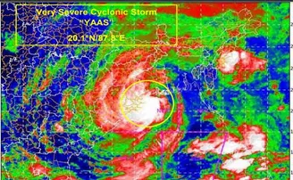 ସମୁଦ୍ର ଭିତରେ ଶକ୍ତି ସଞ୍ଚୟ କରୁଛି ୟାସ, ଧାମରାଠାରୁ ୧୧୦ କିମି ଦୂରରେ ବାତ୍ୟା