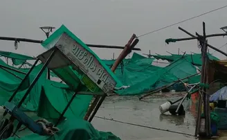 ଲ୍ୟାଣ୍ଡଫଲ କରିବାର ତିନି ଘଣ୍ଟା ପରେ ଦୁର୍ବଳ ହେଲା ତଉକତେ