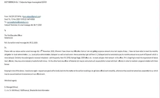 ଇମେଲ ଭାଇରାଲ: ମାସିକିଆ ଚାନ୍ଦା ନଦେଲେ ହଇରାଣ ହେବ