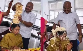 କନ୍ୟା ମୁଣ୍ଡରେ ଭଙ୍ଗାଗଲା ପାମ୍ପଡ଼, ଭିଡିଓ ଭାଇରାଲ୍