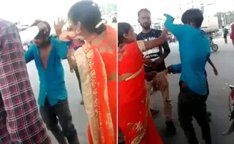 ବିଚ୍‌ ରାସ୍ତାରେ ଅଟୋ ଡ୍ରାଇଭରକୁ ଚପଲରେ ସେକି ଦେଇ ଗଲେ ମହିଳା