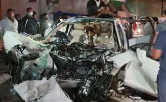 ବିଦ୍ୟୁତ୍ ଖୁଣ୍ଟରେ ପିଟି ହେଲା କାର୍‌; ୭ ମୃତକଙ୍କ ମଧ୍ୟରେ ବିଧାୟକଙ୍କ ପୁଅ ଓ ବୋହୂ