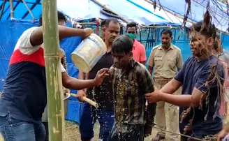 ଦୁଷ୍କର୍ମ ଅଭିଯୁକ୍ତକୁ ଧୋଇଦେଲା ପୁଲିସ !