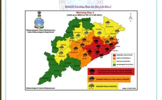 ପ୍ରବଳ ଛେଚିବ, କାଲି ସକାଳ ପର୍ଯ୍ୟନ୍ତ ୭ ଜିଲ୍ଲାକୁ ରେଡ୍‌ ୱାର୍ଣ୍ଣିଂ