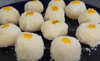 ଏଥର ଗଣେଶ ପୂଜାରେ ଭୋଗ ଲଗାନ୍ତୁ ସାଫରନ୍‌ ନଡ଼ିଆ ଲଡ଼ୁ