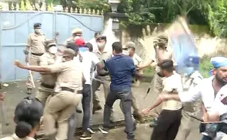 ଗୃହ ରାଷ୍ଟ୍ରମନ୍ତ୍ରୀଙ୍କ ଘର ଉପରକୁ ଅଣ୍ଡା ଫିଙ୍ଗିଲା ଛାତ୍ର କଂଗ୍ରେସ