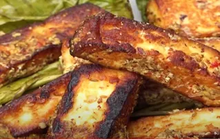 କଦଳୀ ପତ୍ର ସୋରିଷ ପନିର