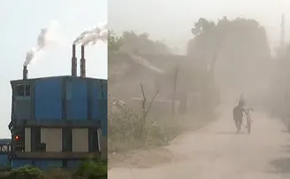 କାରଖାନାରୁ ନିର୍ଗତ ହେଲା ଧଳା ପାଉଁଶ, ପୂରା ଗାଁ ଧୂଆଁ ଧୂଆଁ