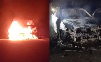 ହୁହୁ ହୋଇ ଜଳିଗଲା ଚଳନ୍ତା କାର, ଅଳ୍ପକେ ବର୍ତ୍ତିଲେ ଦୁଇ