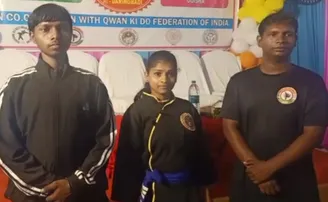 ବିଶ୍ୱ କ୍ୱାନ-କି-ଡୋ ମାର୍ଶଲ ଆର୍ଟ ଚାମ୍ପିୟନଶିପରେ ତିନି ଓଡ଼ିଆ