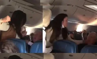 ବିମାନ ଭିତରେ ମାସ୍କ ପିନ୍ଧି ନଥିଲେ ଯାତ୍ରୀ, ମହିଳା ଆସି ଢ଼ୋ.. ଢ଼ା.. ପିଟିଲେ