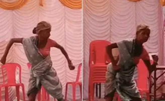 'ପୁଷ୍ପା' ଫିଭର୍‌: 'ସାମି ସାମି…' ଗୀତରେ ଧୁମ୍‌ ନାଚିଲେ ବୃଦ୍ଧା