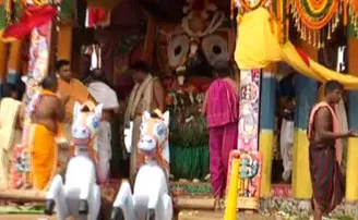 ଶରଧା ବାଲିରେ ଶ୍ରୀଜୀଉ, ଆଜି ହେବ ଆଡ଼ପ ମଣ୍ଡପ ବିଜେ