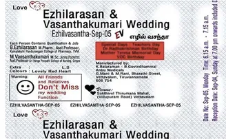 ଇଏ ଔଷଧ ଖୋଳ ନା ବାହାଘର କାର୍ଡ ?