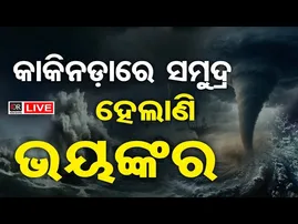 🔴LIVE | କାକିନଡ଼ାରେ ସମୁଦ୍ର ହେଲାଣି ଭୟଙ୍କର | Kakinada cyclone live Update | Odisha Reporter