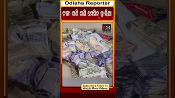 ଟଙ୍କା ଗଣି ଗଣି ମେସିନ ହାଲିଆ#bhadrak #raid #CowSmuggler #orshorts | Odisha Reporter