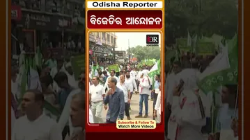 ବିଜେଡିର ଆନ୍ଦୋଳନ |#berhmpur #bjdprotest #shorts #odishareporter