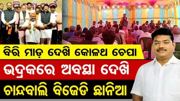 ଭଦ୍ରକରେ ଅବସ୍ଥା ଦେଖି ଚାନ୍ଦବାଲି ବିଜେଡି ଛାନିଆ || BJD Crisis in Bhadrak || Odisha Politics || OR
