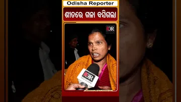 ପାଚିକା ଦିଦିର ଶୀତରେ ଗଳା ବସିଗଲାଣି। #OdishaReporter #pachikaprotest #viralshorts