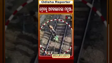 ଟ୍ରେନକୁ ଅଟକାଇଦେଲା ମଦୁଆ.. | Odisha Reporter #Bhubaneswar #TrainStopped #DrunkMan