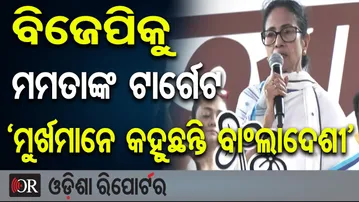 ବିଜେପିକୁ ମମତାଙ୍କ ଟାର୍ଗେଟ, ‘ମୁର୍ଖମାନେ କହୁଛନ୍ତି ବାଂଲାଦେଶୀ’ | Odisha Reporter