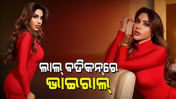 Nikki Tambolis Bold Red Bodycon