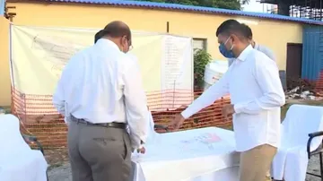 ନିର୍ମାଣଧିନ ଆନ୍ତରାଜ୍ୟ ବସ୍ ଟର୍ମିନାଲ ବୁଲି ଦେଖିଲେ ପାଣ୍ଡିଆନ୍