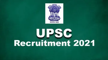 UPSC Recruitment 2021