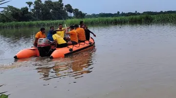Man, Son Swept Away By Flood Water In Jajpur 